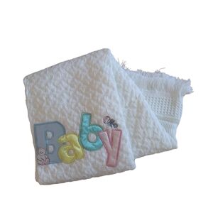 NWOT Elegant Baby White "Baby" Shawl